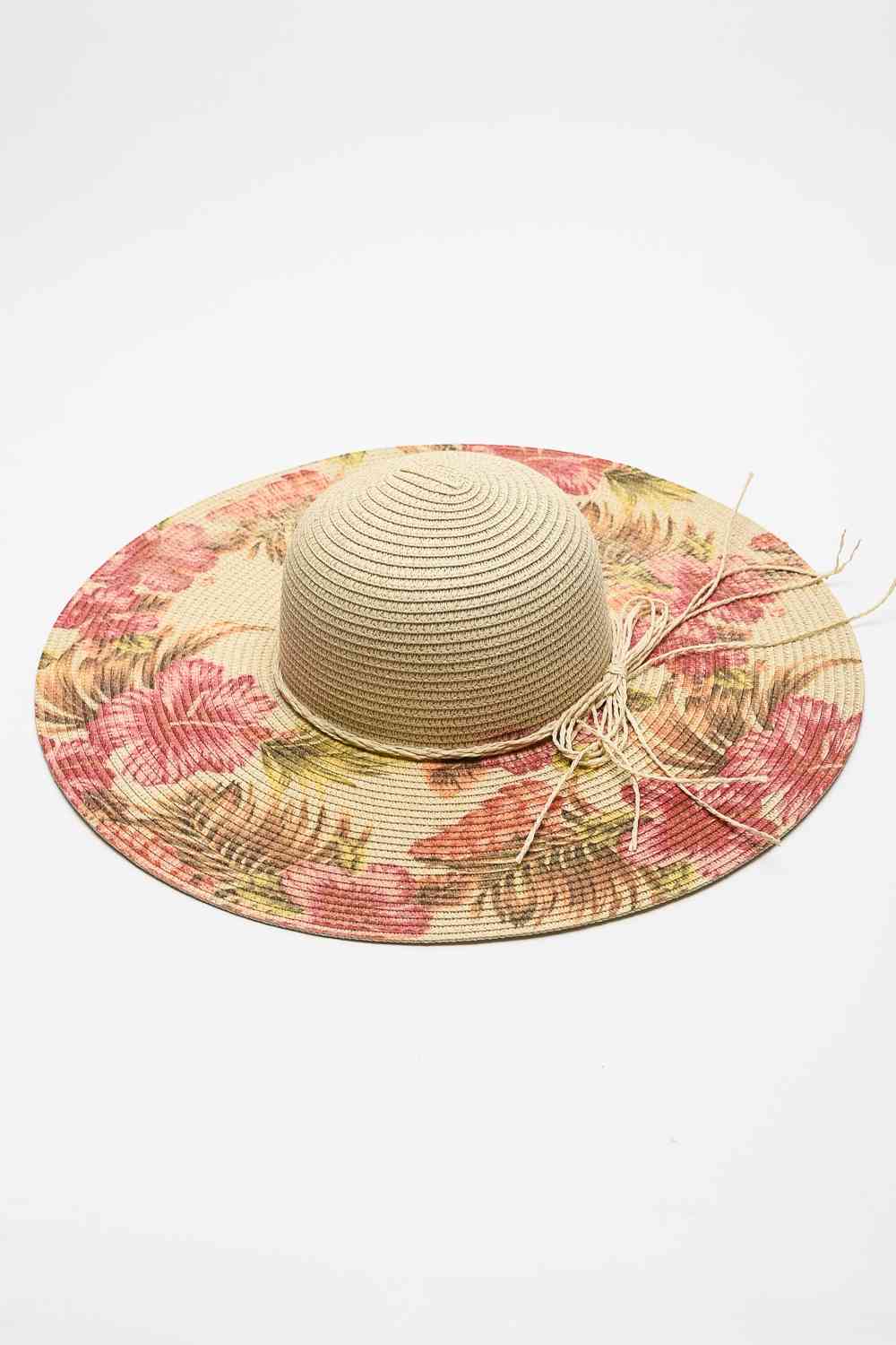 Floral Bow Detail Sunhat