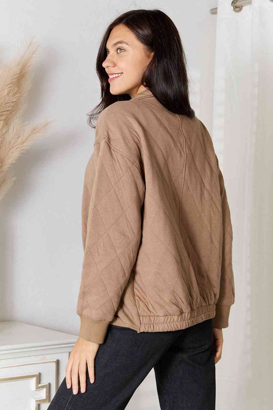 Zip-Up Jacket with Pockets