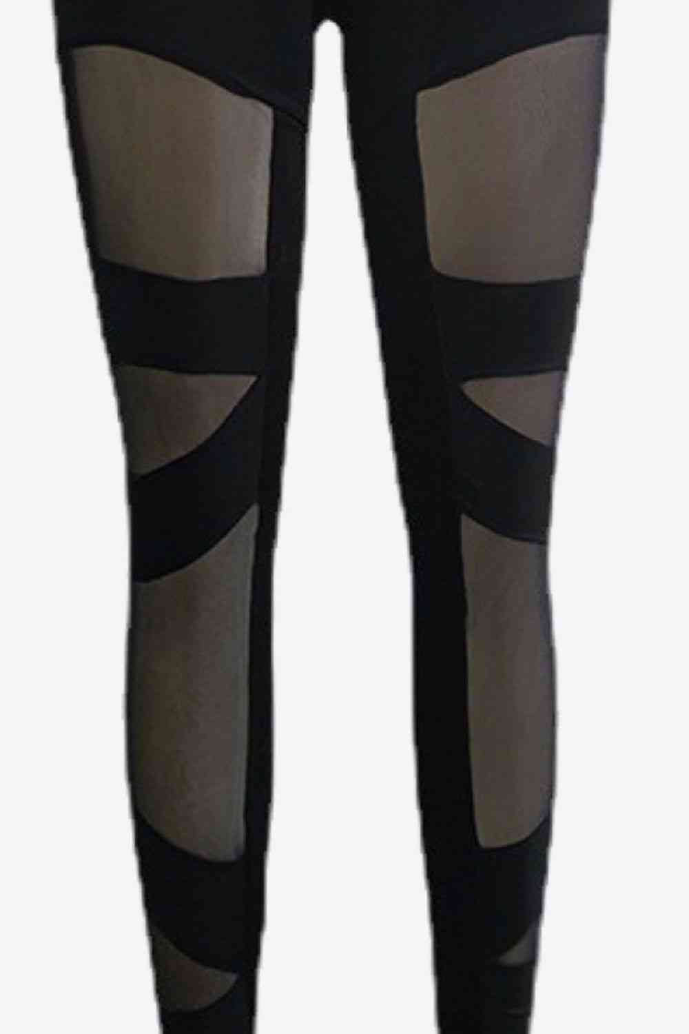 Spliced Mesh Leggings