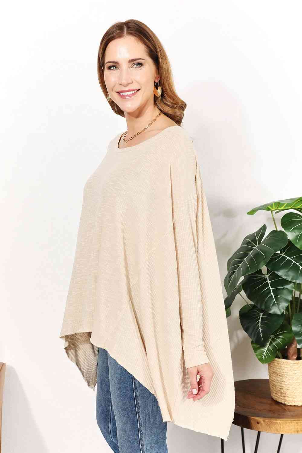 Oversized Super Soft Ribbed Top