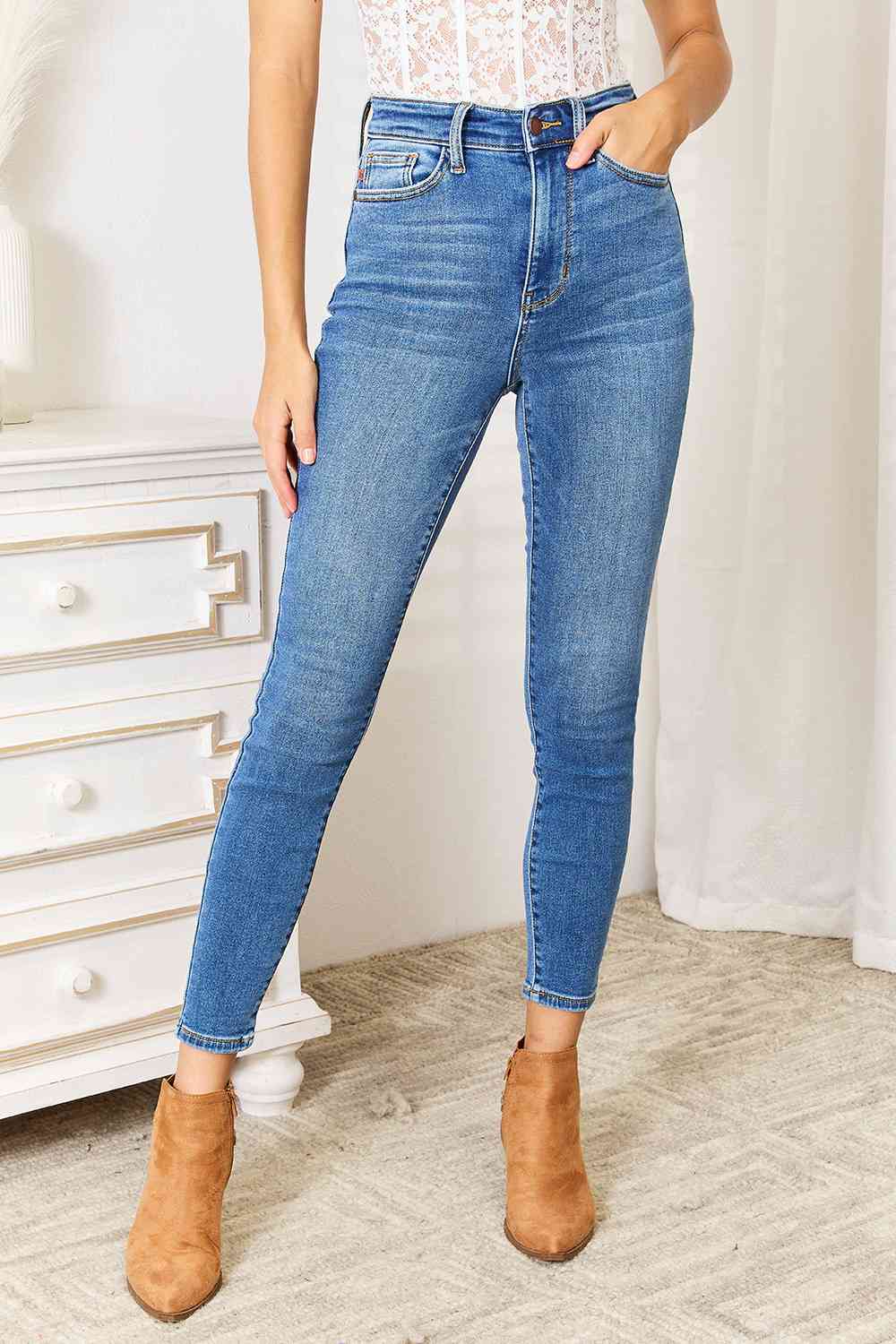 High Waist Skinny Jeans