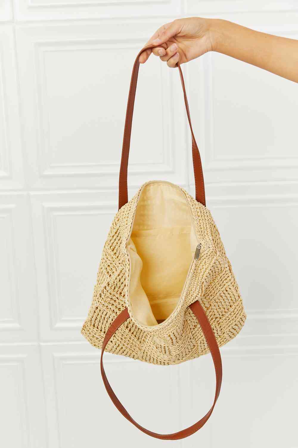 Picnic Date Straw Tote Bag