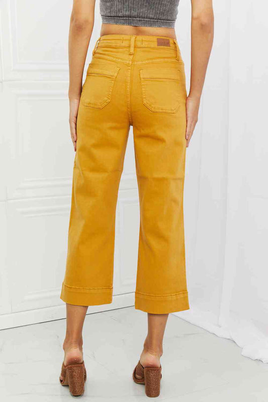 Jayza Straight Leg Cropped Jeans