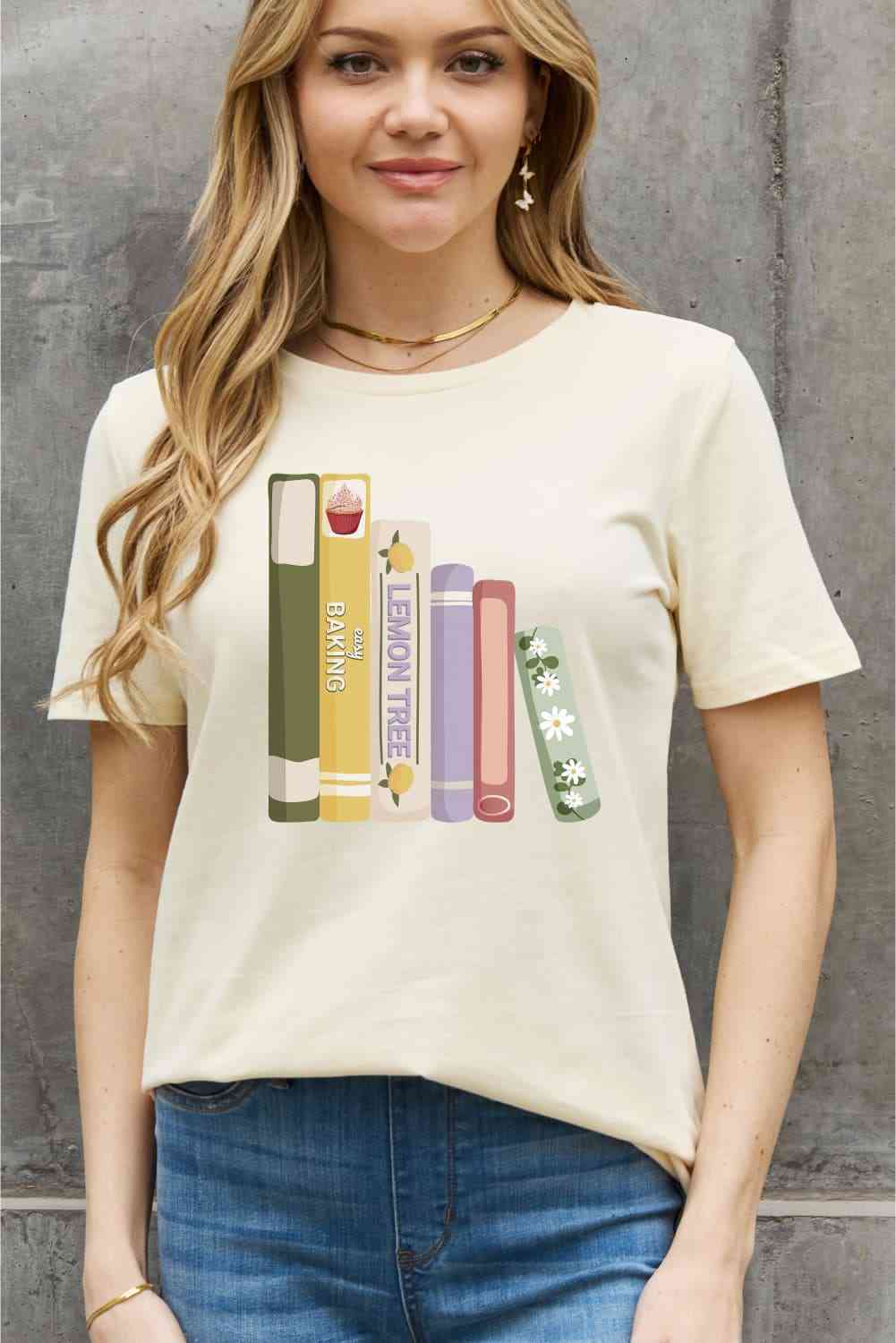 Simply Love Full Size EASY BAKING Graphic Cotton Tee