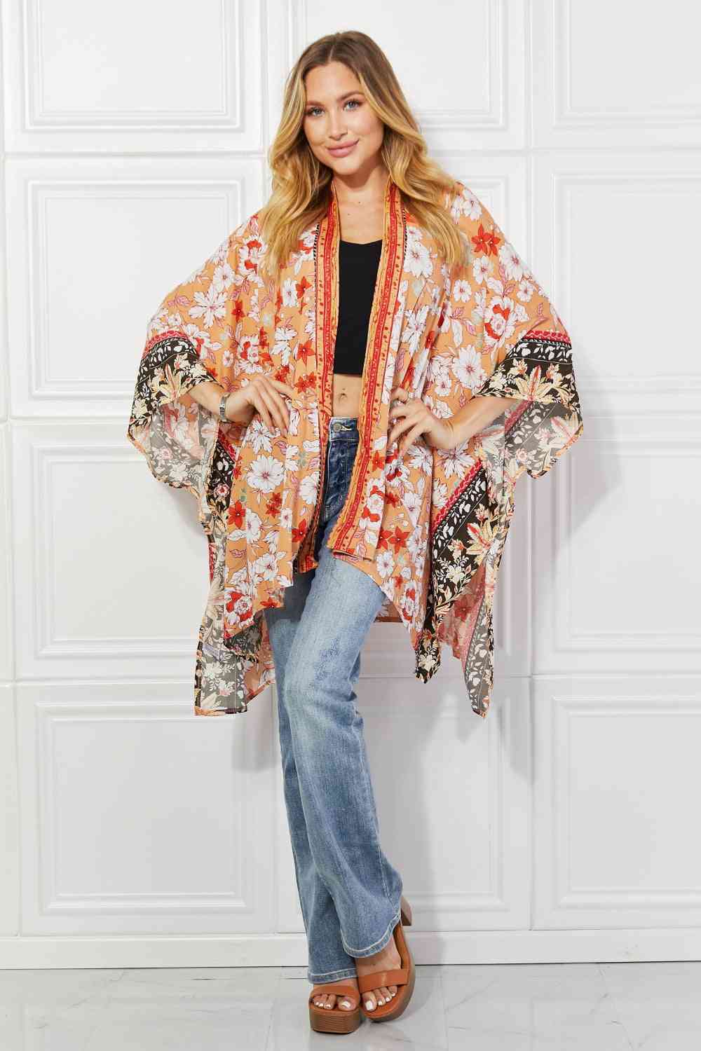 Peachy Keen Cover-Up Kimono