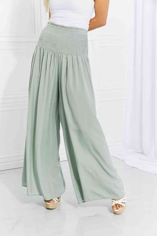 Beautiful You Smocked Palazzo Pants