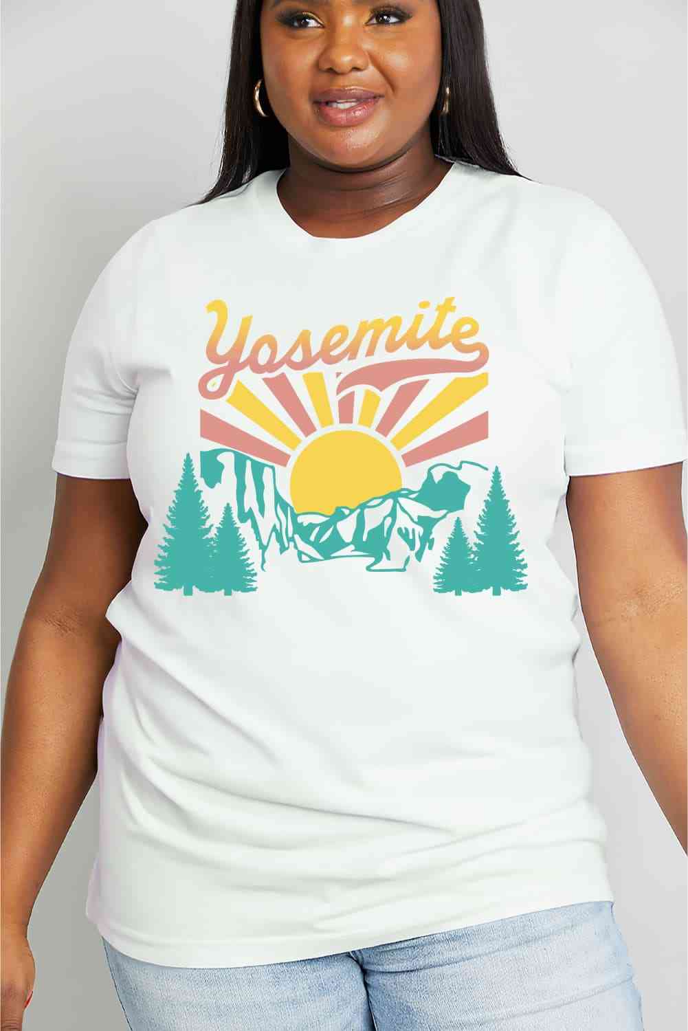 Simply Love Full Size YOSEMITE Graphic Cotton Tee