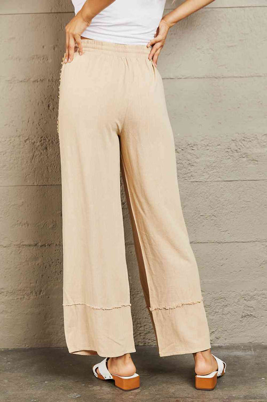 Love Me Mineral Wash Wide Leg Pants