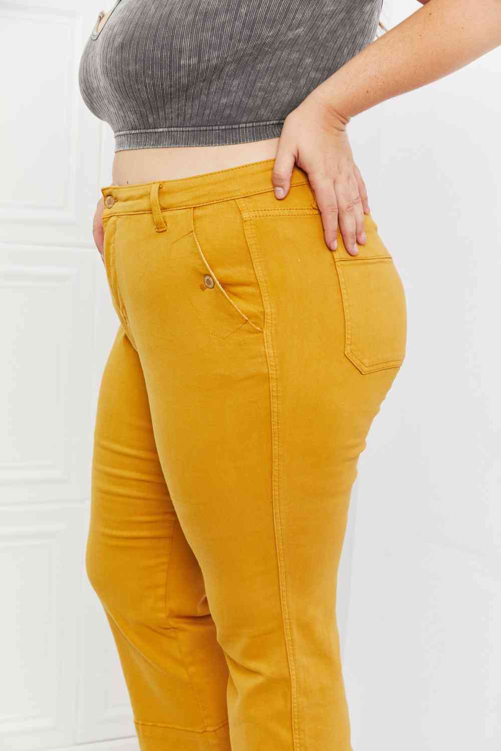 Jayza Straight Leg Cropped Jeans