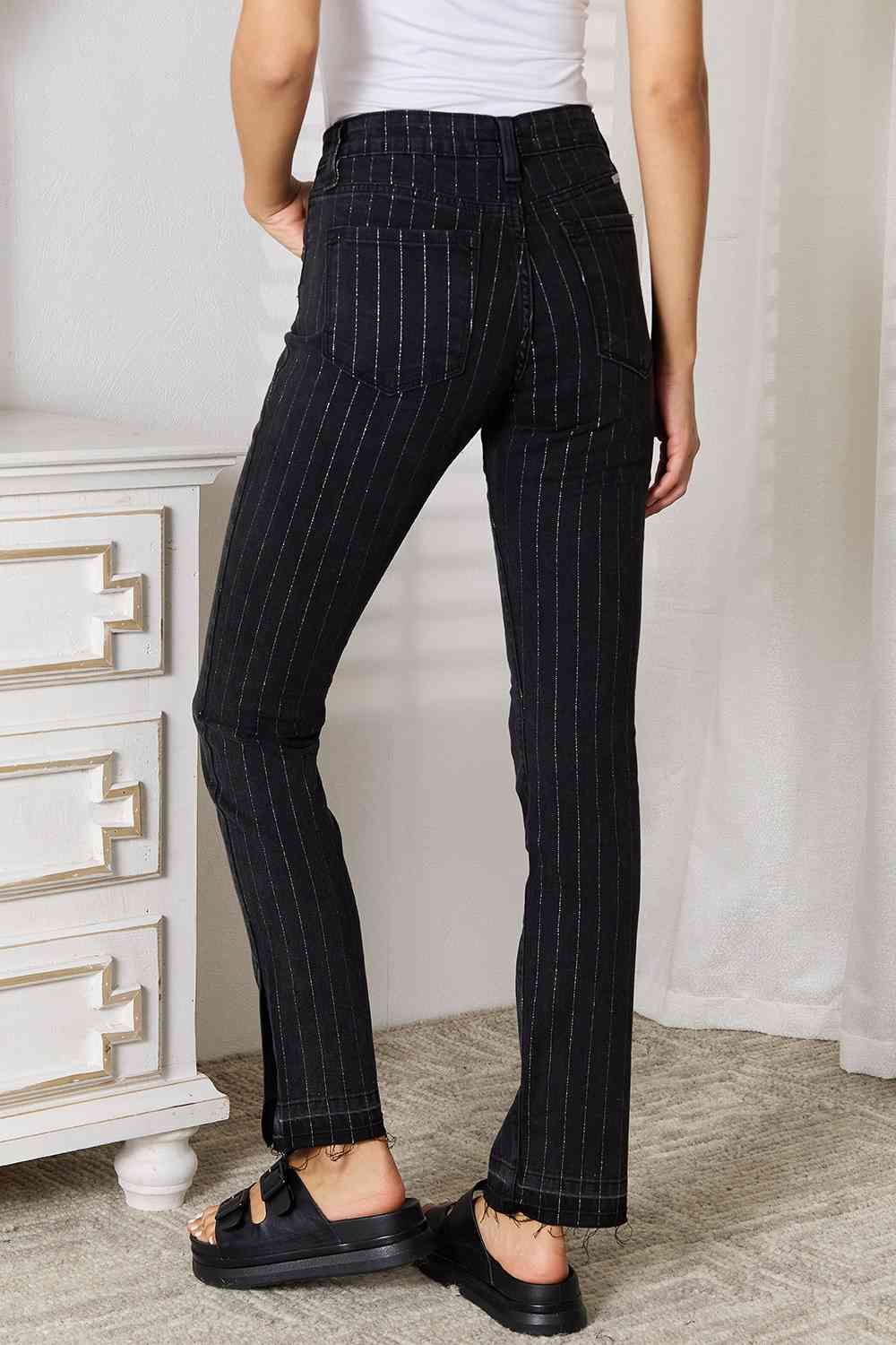 Striped Pants with Pockets