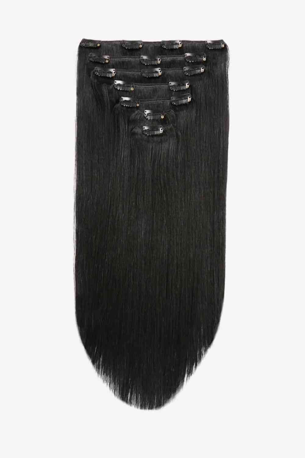 18" 120g Clip-In Hair Extensions Indian Human Hair