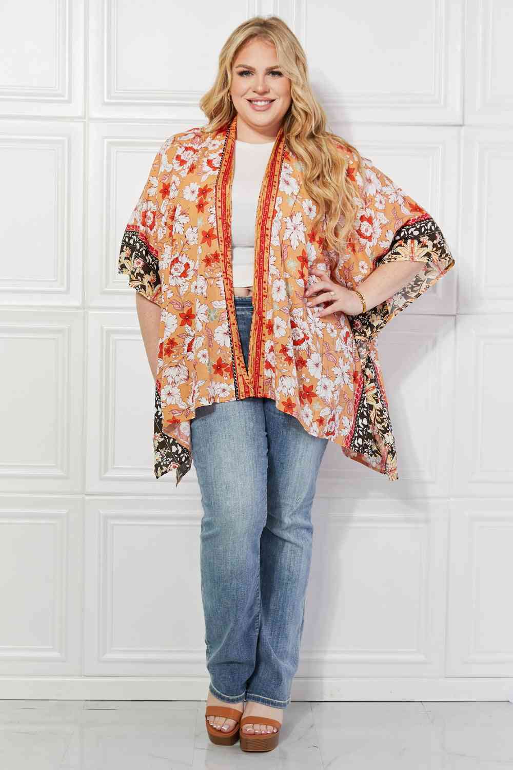 Peachy Keen Cover-Up Kimono