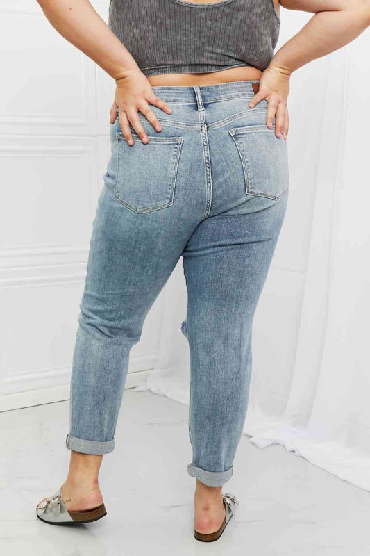 Malia Mid Rise Boyfriend Jeans