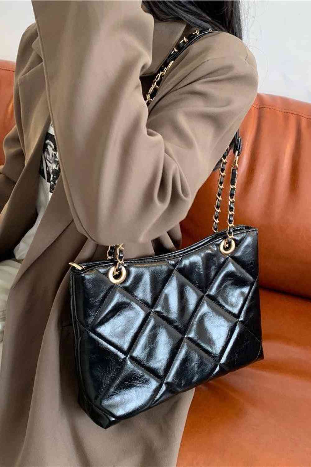 PU Leather Shoulder Bag