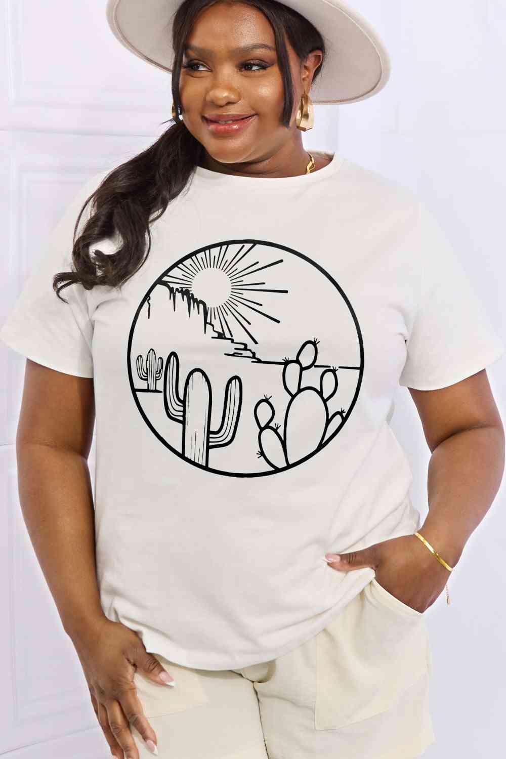 Simply Love Full Size Desert Graphic Cotton Tee