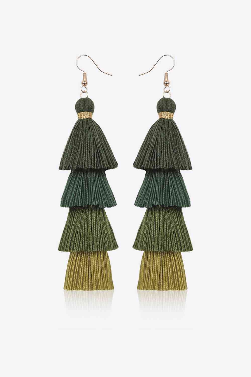 Layered Tassel Earrings