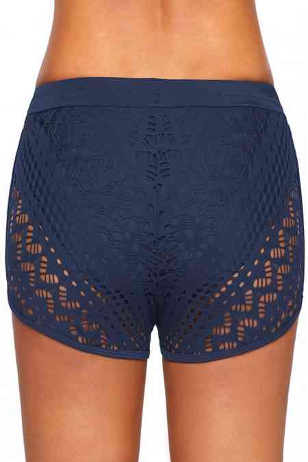 Tied Lace Swim Bottoms