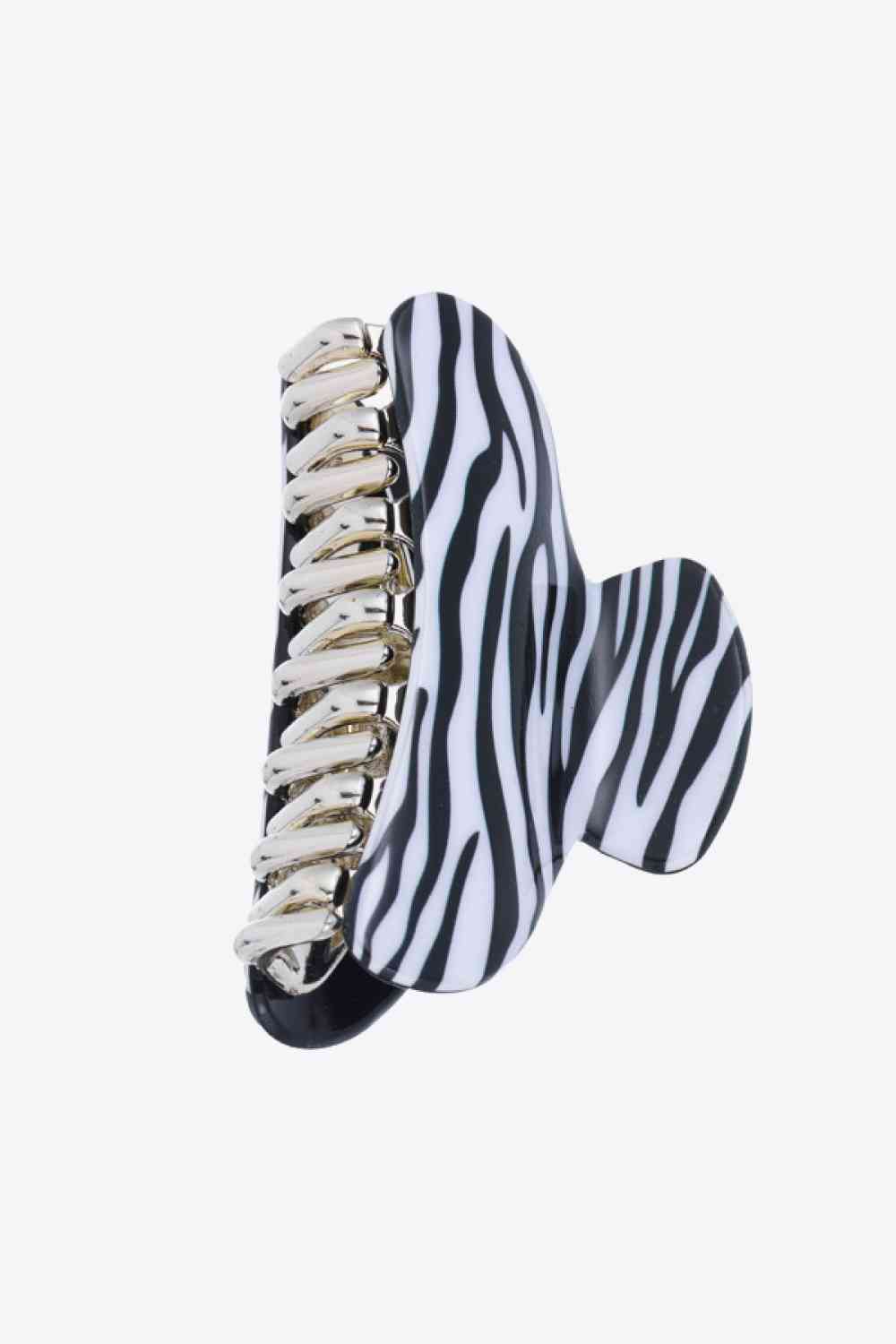 Animal Print Claw Clip