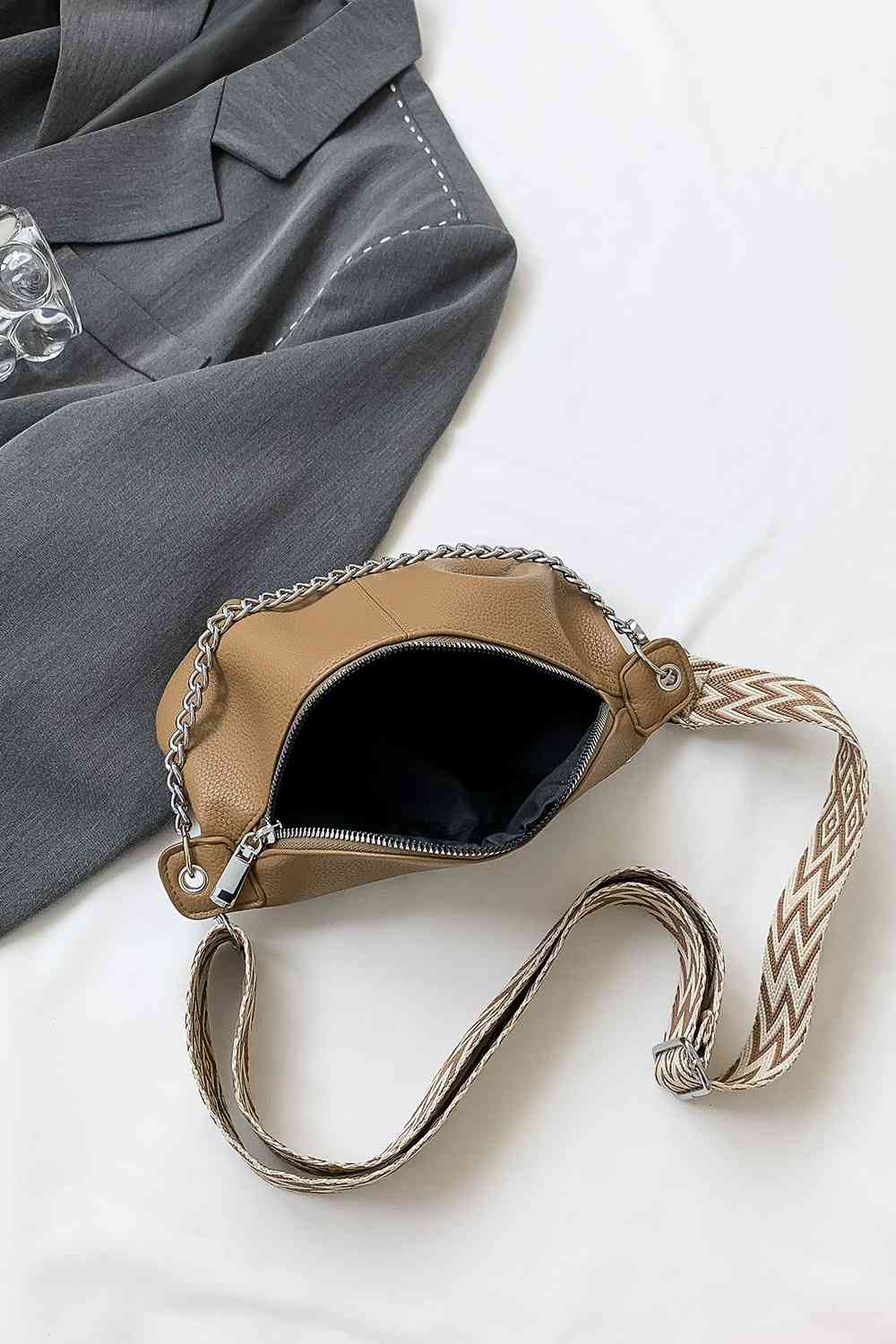 PU Leather Sling Bag