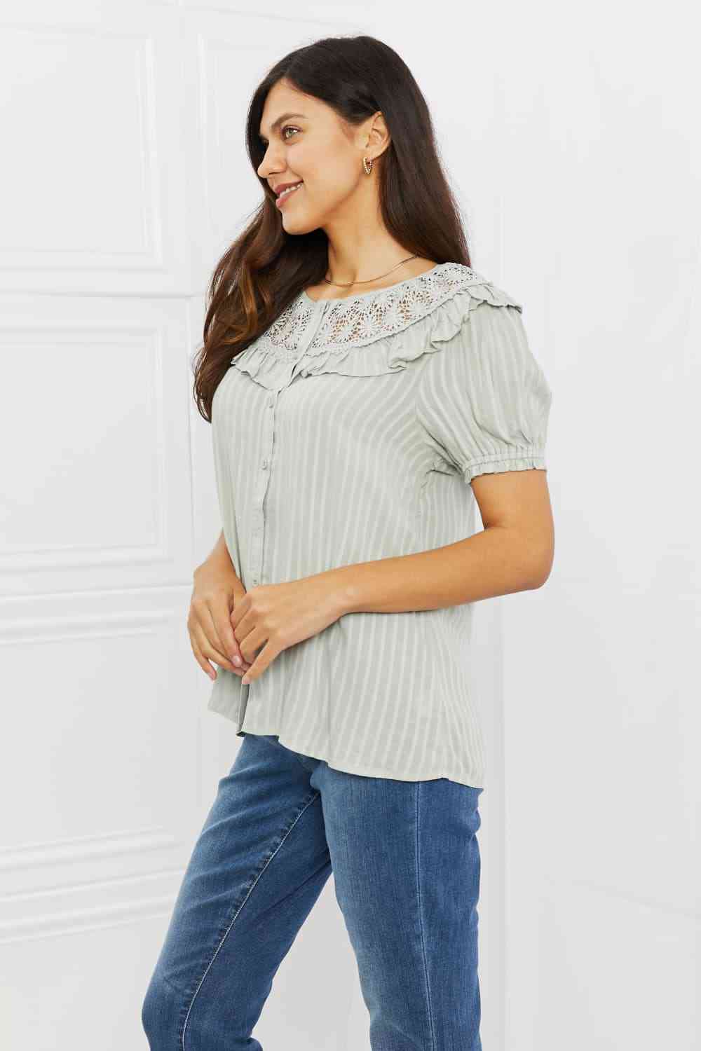 Sweet Talk Short Sleeve Top