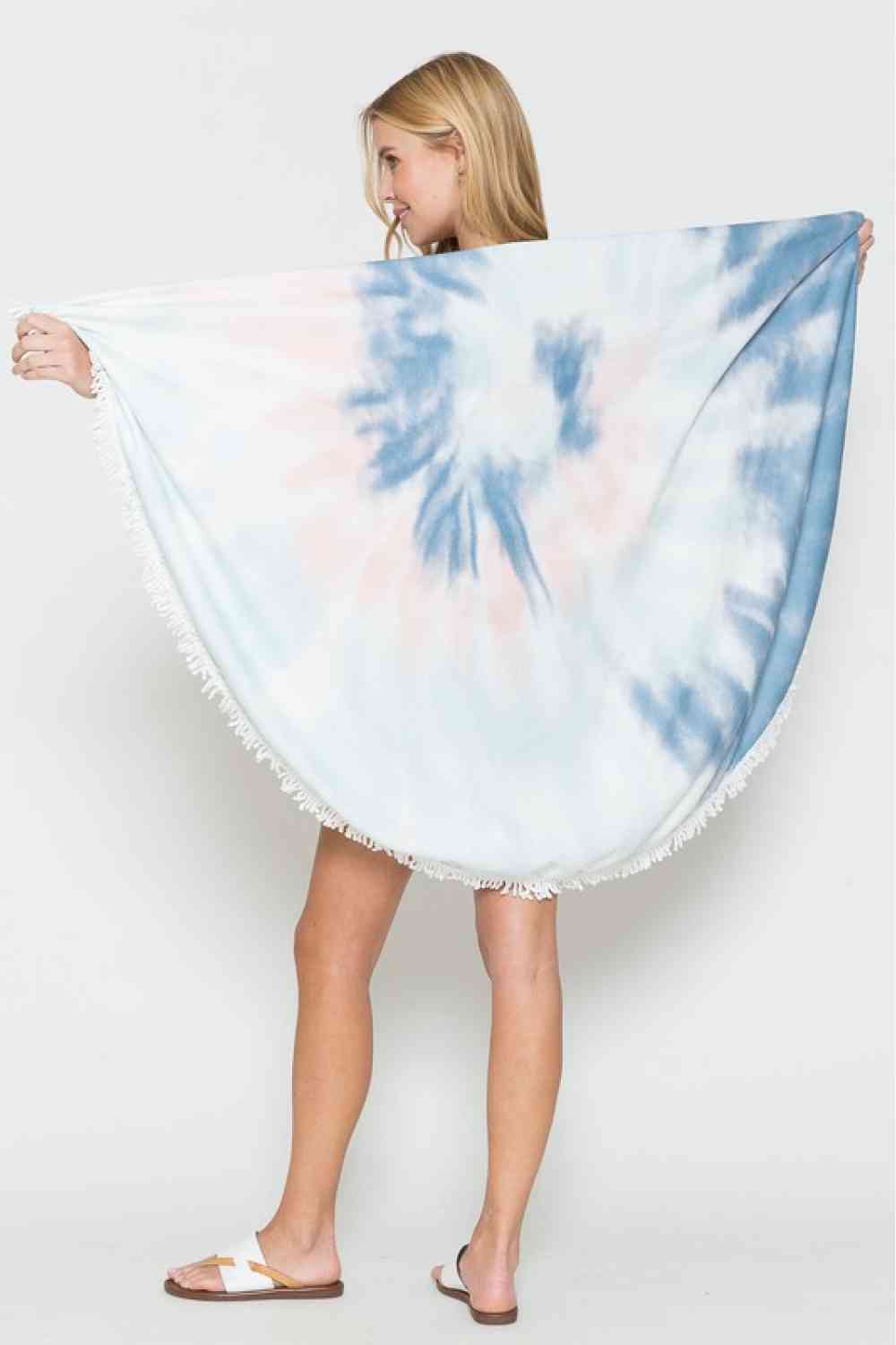 Dreamland Tie Dye Round Beach Towel