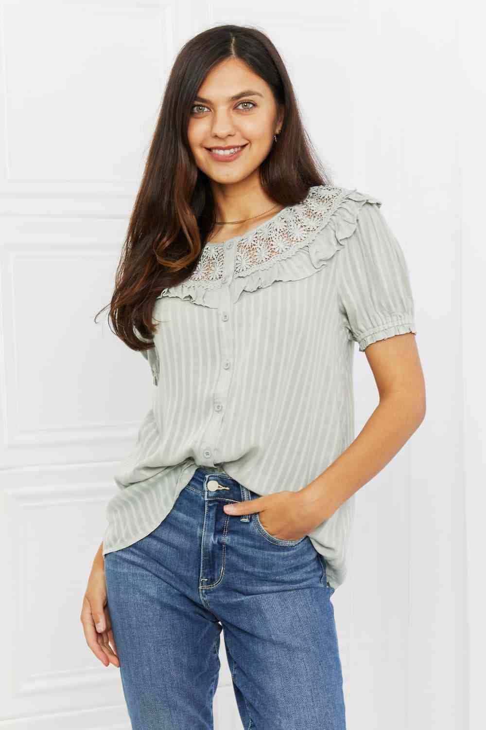 Sweet Talk Short Sleeve Top