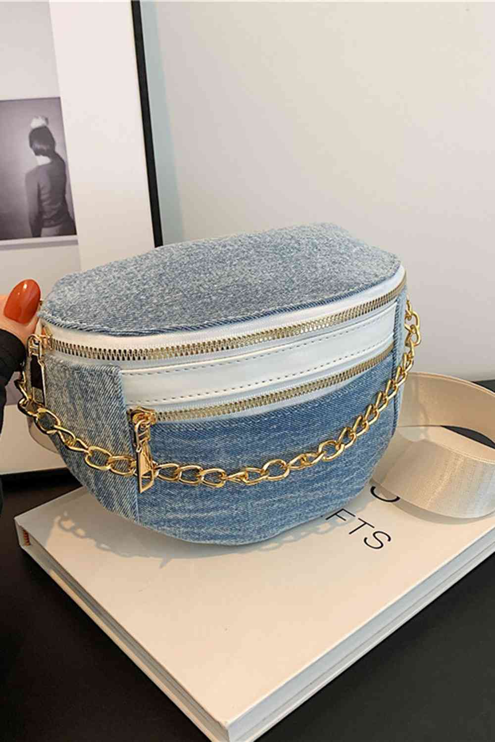 Denim Sling Bag