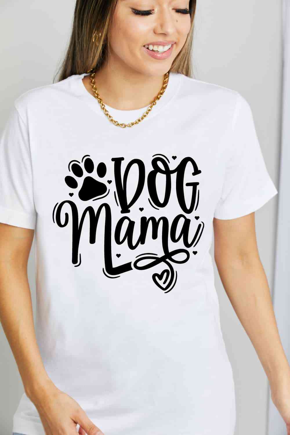 Simply Love Simply Love Full Size DOG MAMA Graphic Cotton T-Shirt