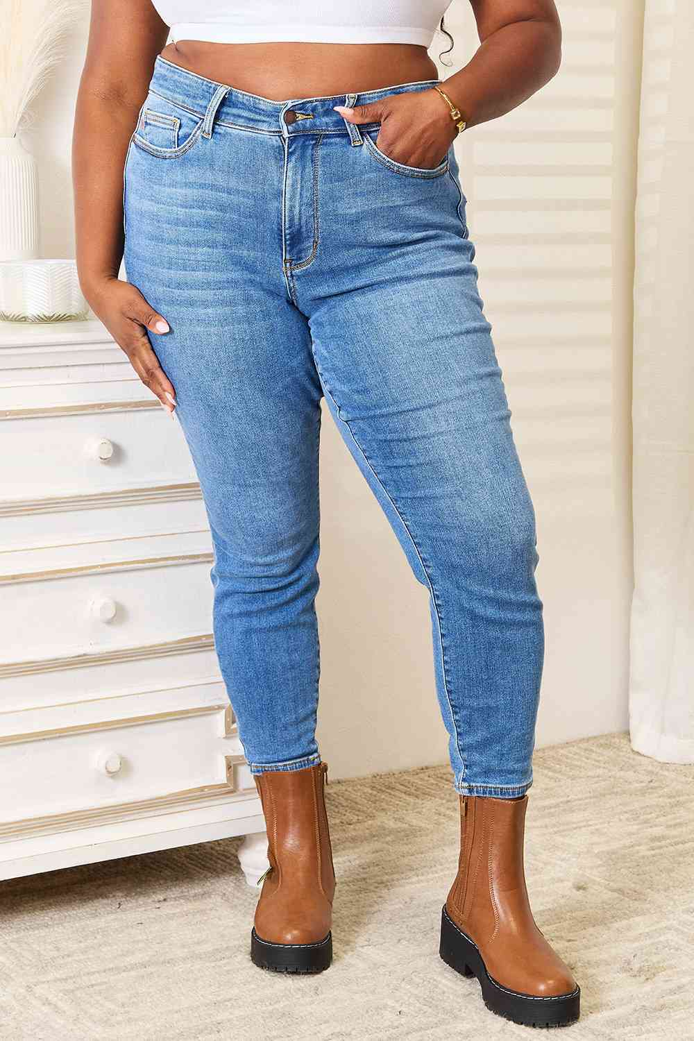 High Waist Skinny Jeans