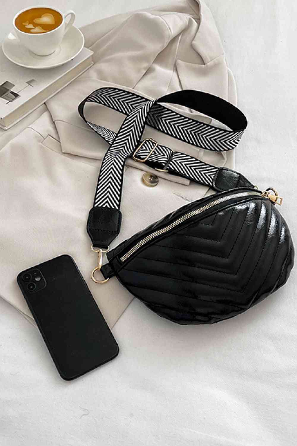 PU Leather Sling Bag