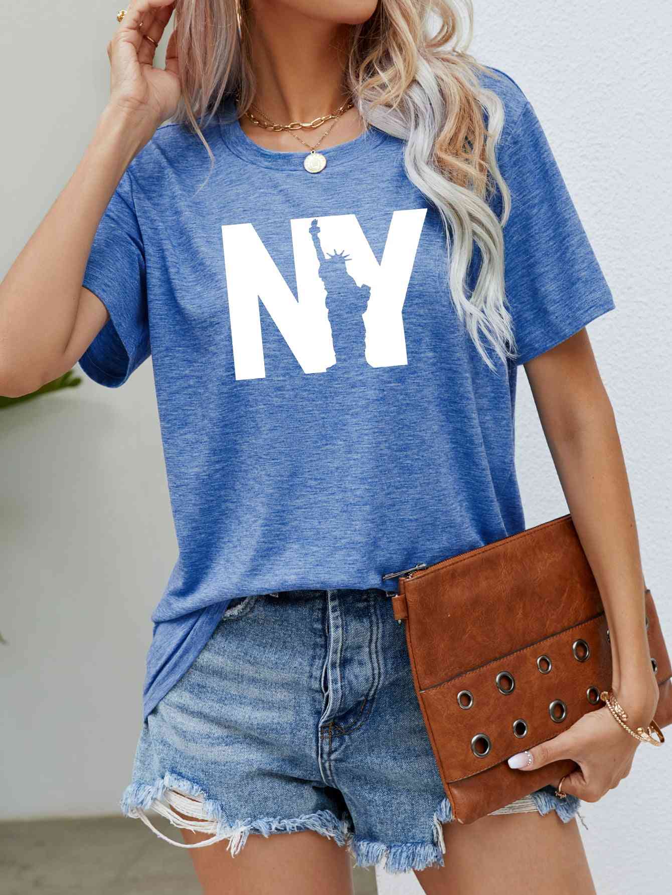 NY the Statue of Liberty Graphic Tee