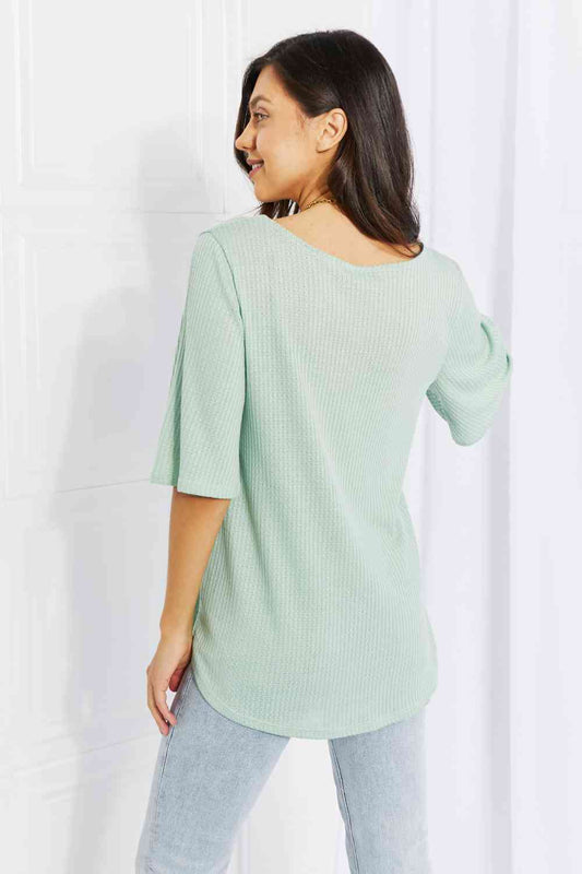 Honeysuckle Flare Sleeve Tunic