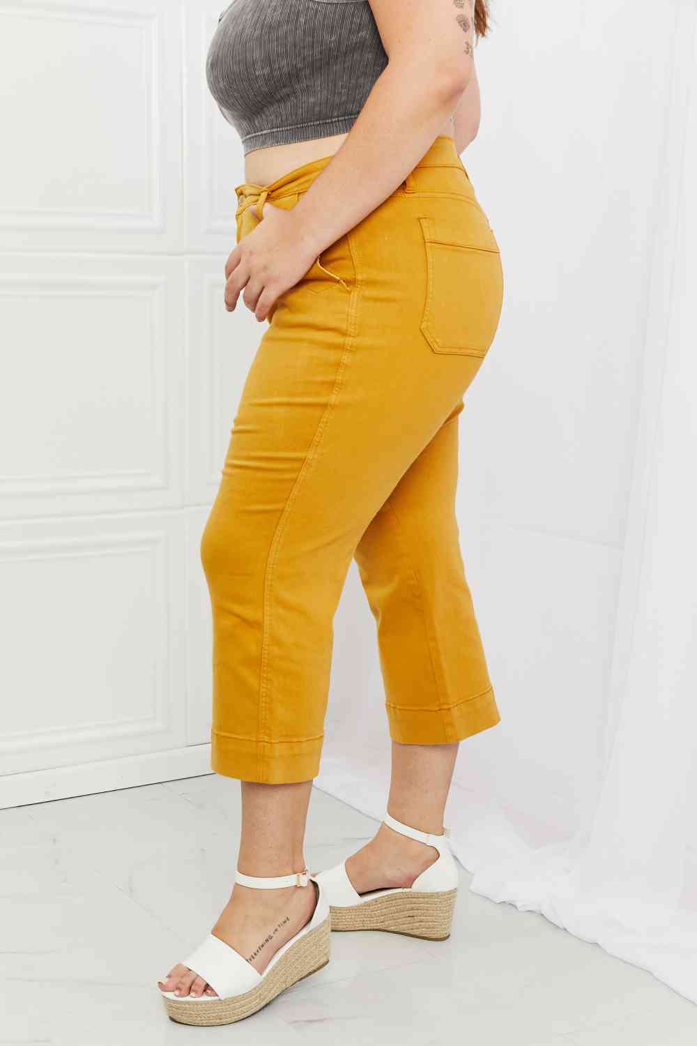 Jayza Straight Leg Cropped Jeans