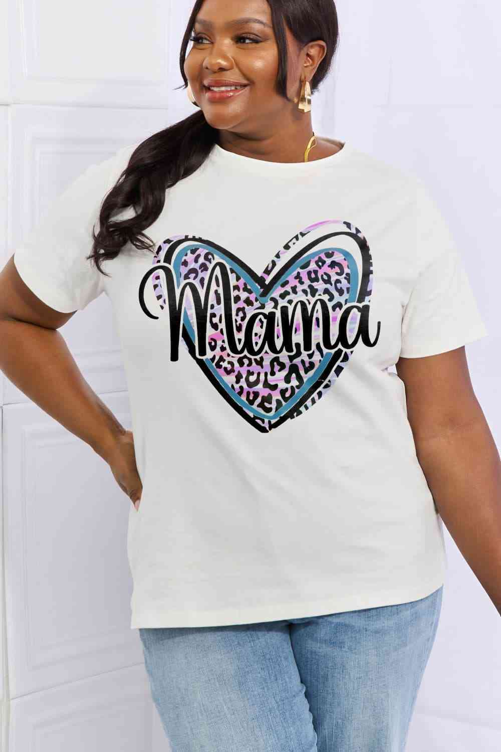 Simply Love Full Size MAMA Graphic Cotton Tee