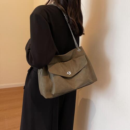 PU Leather Shoulder Bag