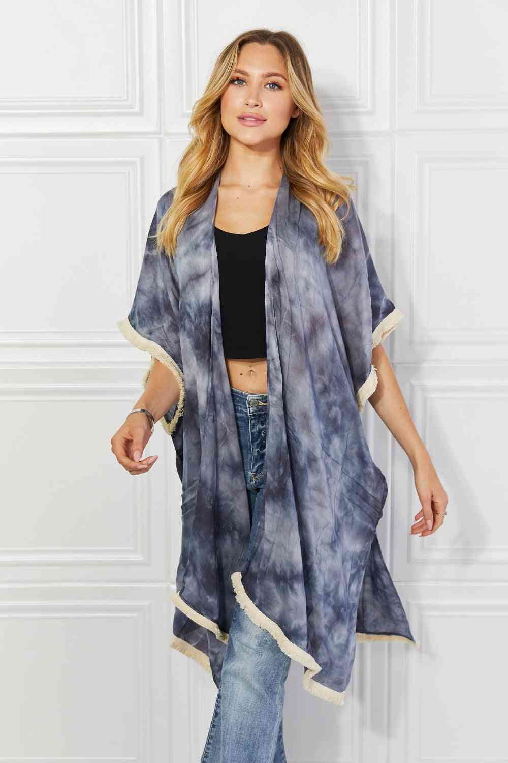 Cloud Rush Swim Cover-Up Kimono