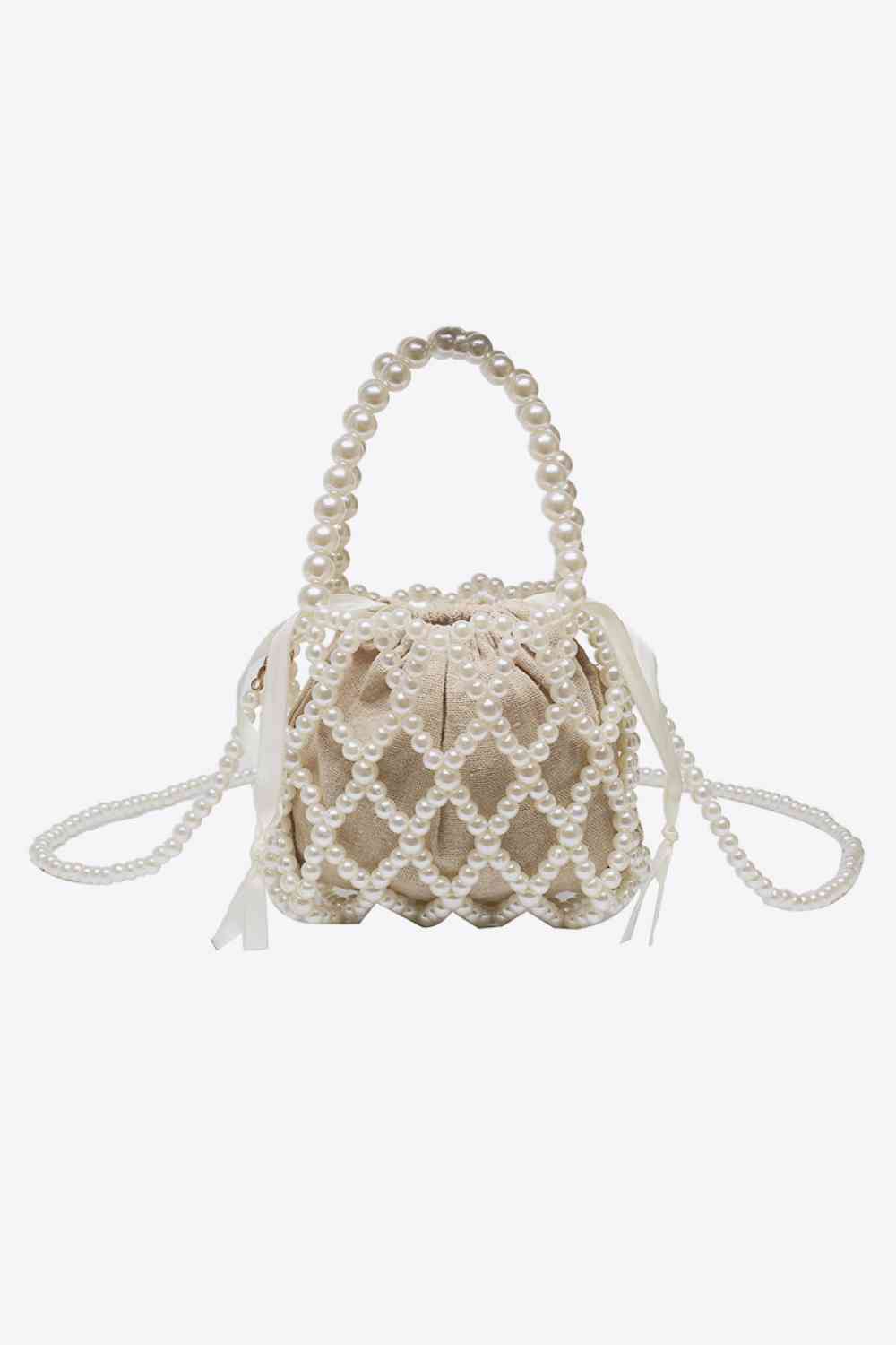 Pearl Polyester Crossbody Bag