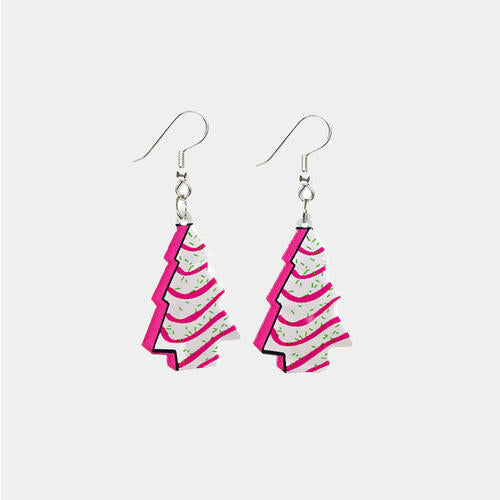 Geometric Shape Acrylic Dangle Earrings