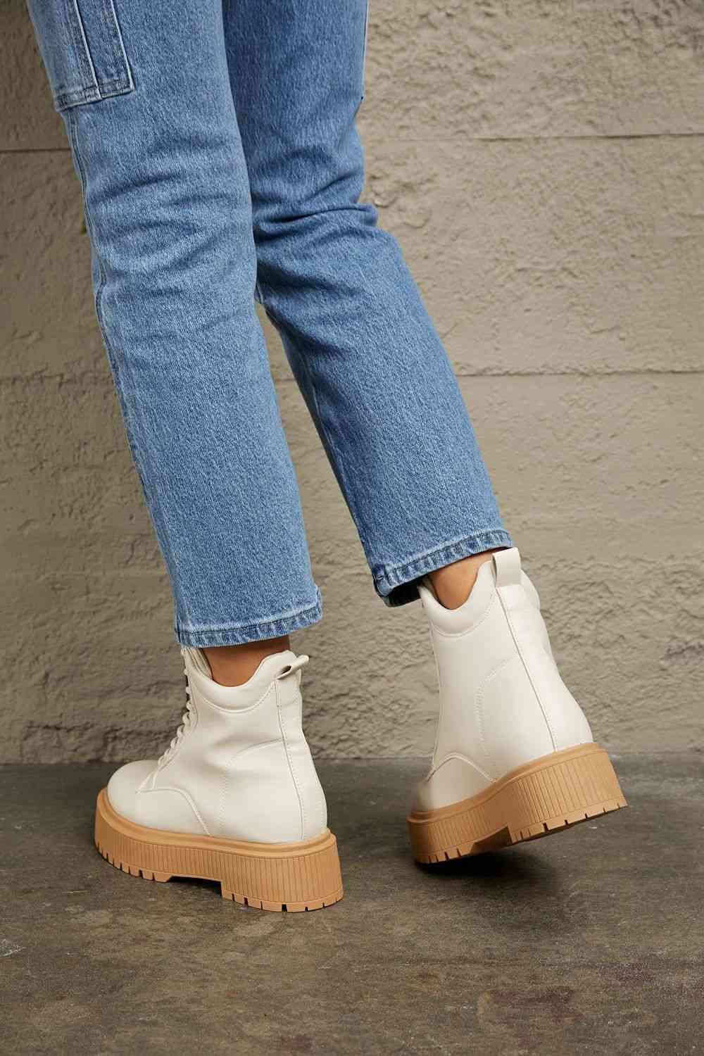 Platform Combat Boots