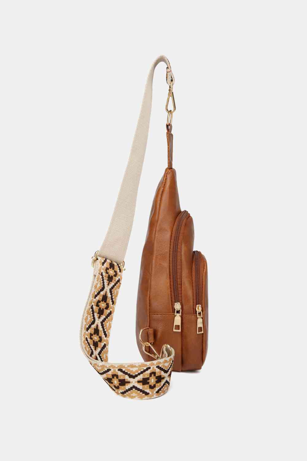 PU Leather Sling Bag