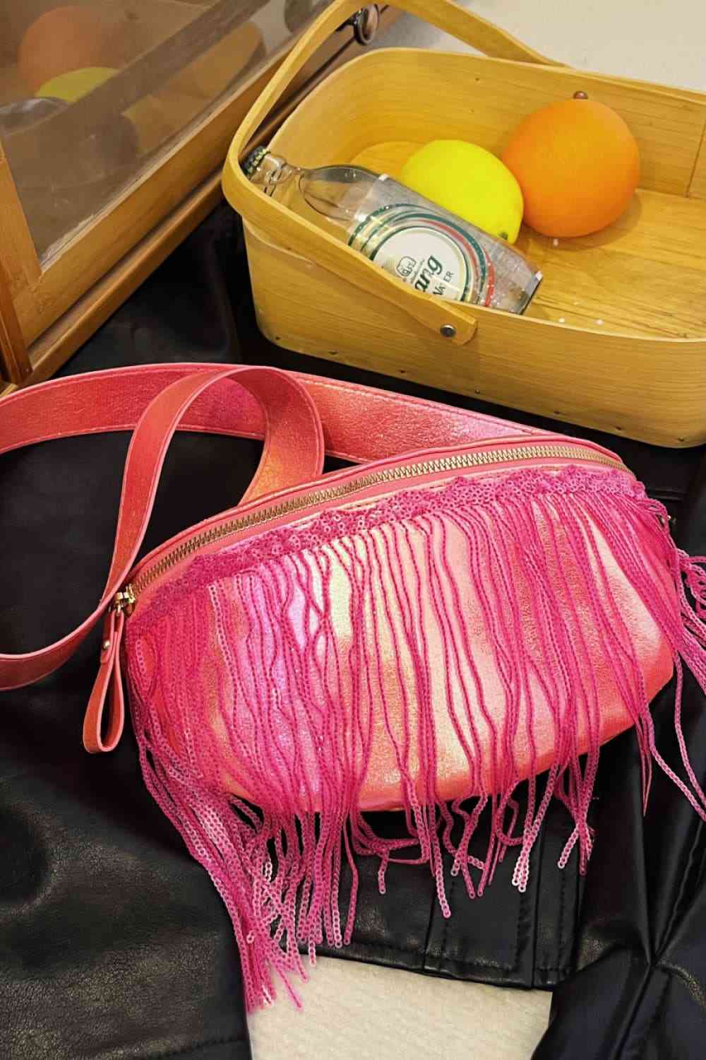 PU Leather Sling Bag