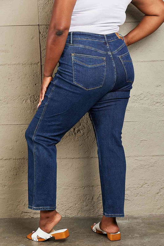 Kailee Tummy Control High Waisted Straight Jeans