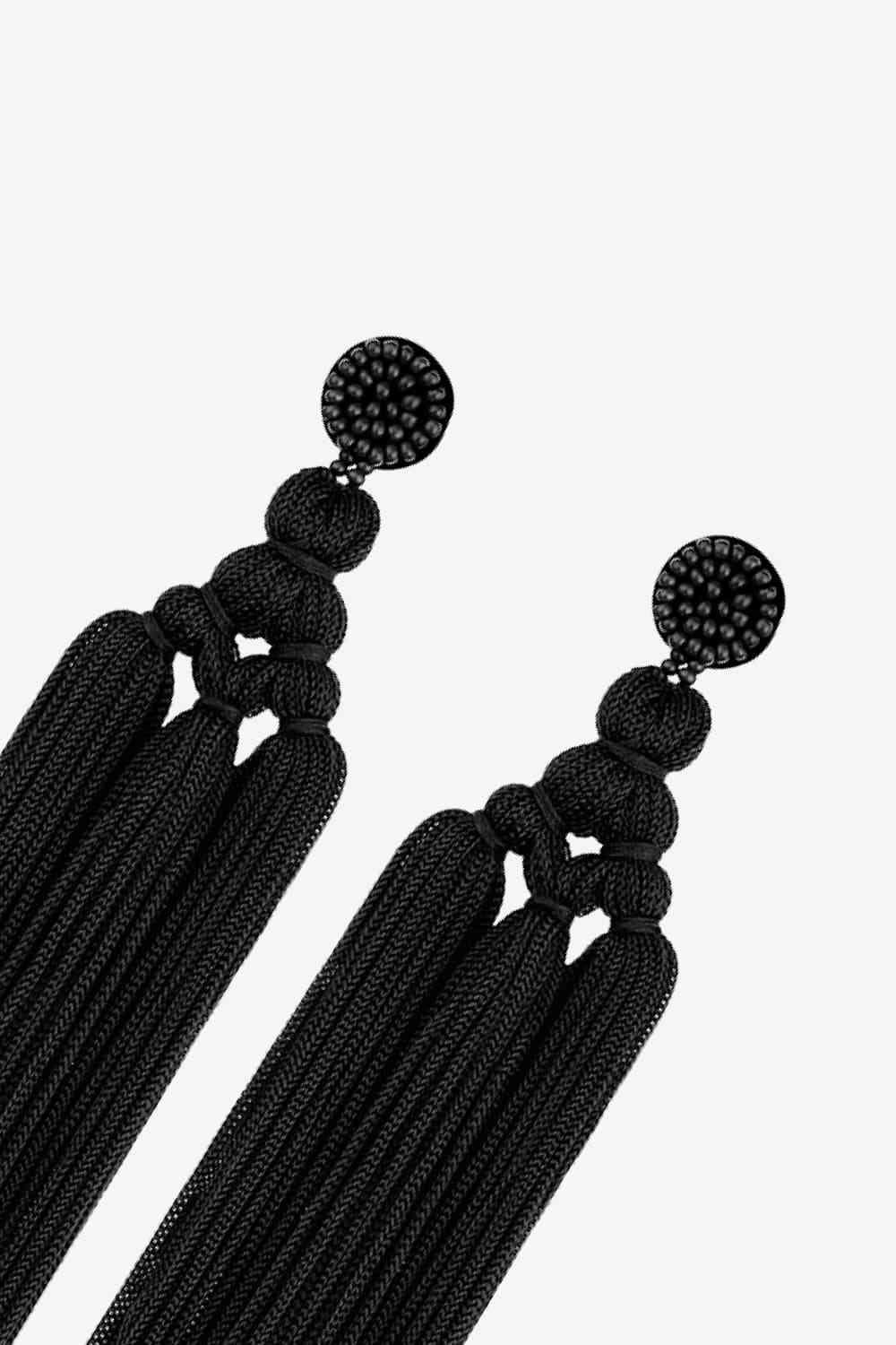 Beaded Tassel Earrings