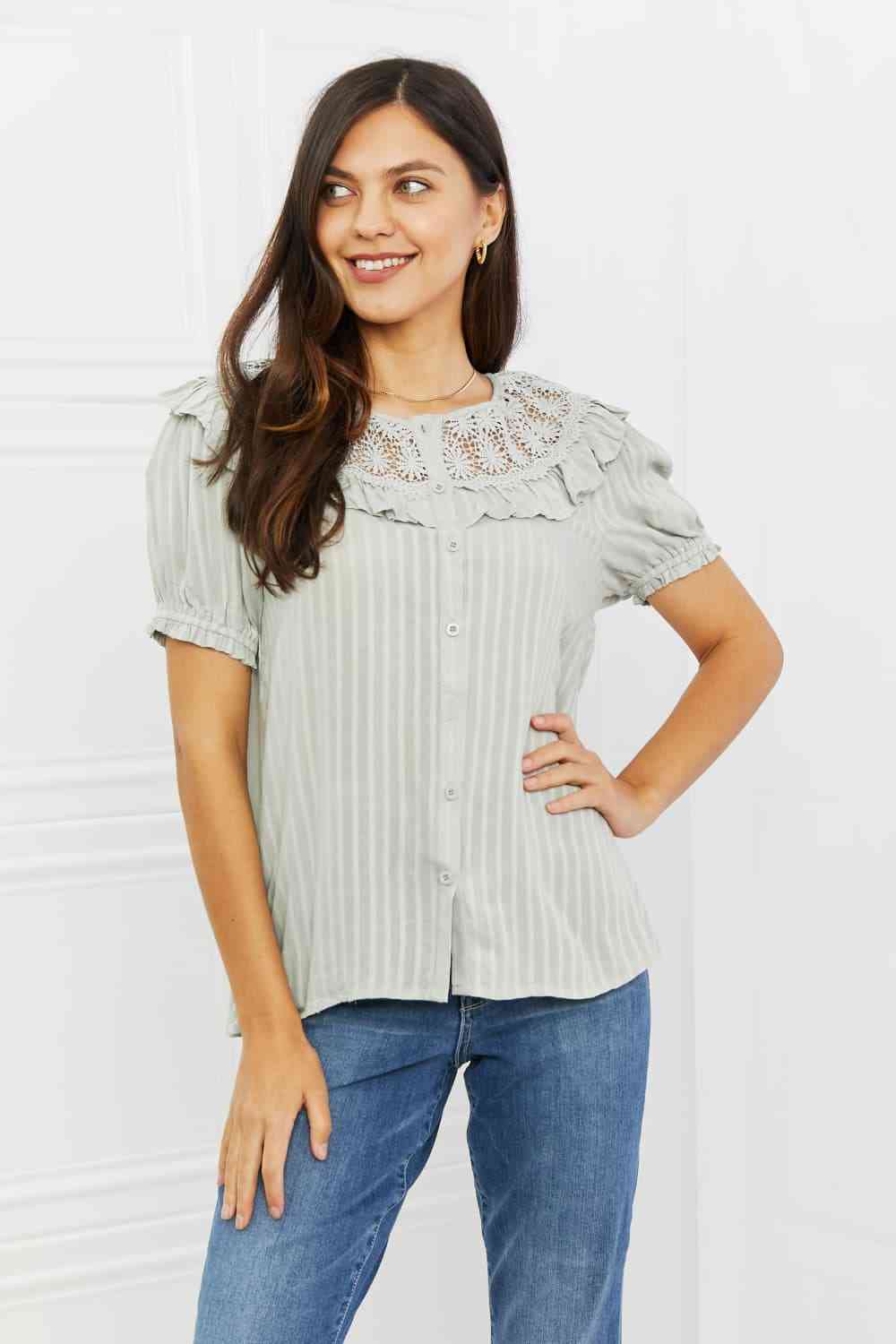 Sweet Talk Short Sleeve Top