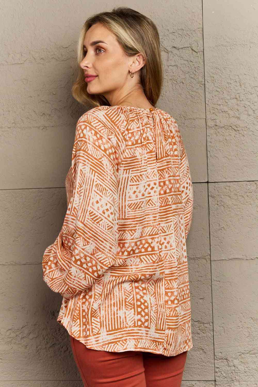 Just For You Aztec Tunic Top