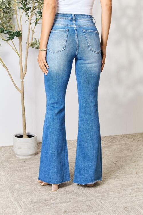 BAYEAS Slit Flare Jeans